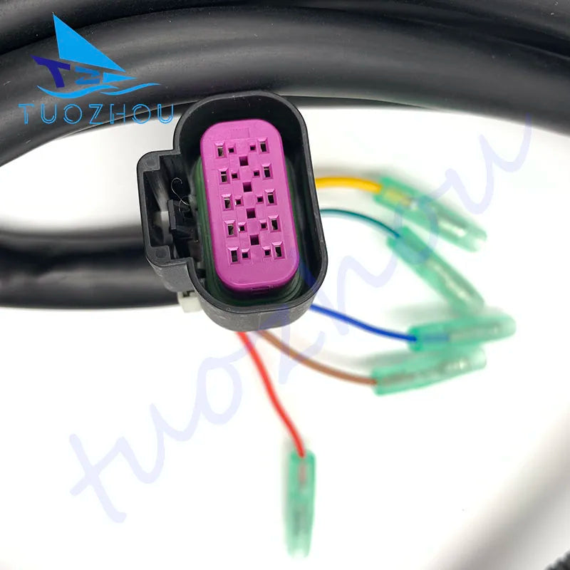 881170a13 Outboard engine throttle control is used for mercury Remote Control-4000 Side Mount(Power Trim) 14PIN 15FTWire harness