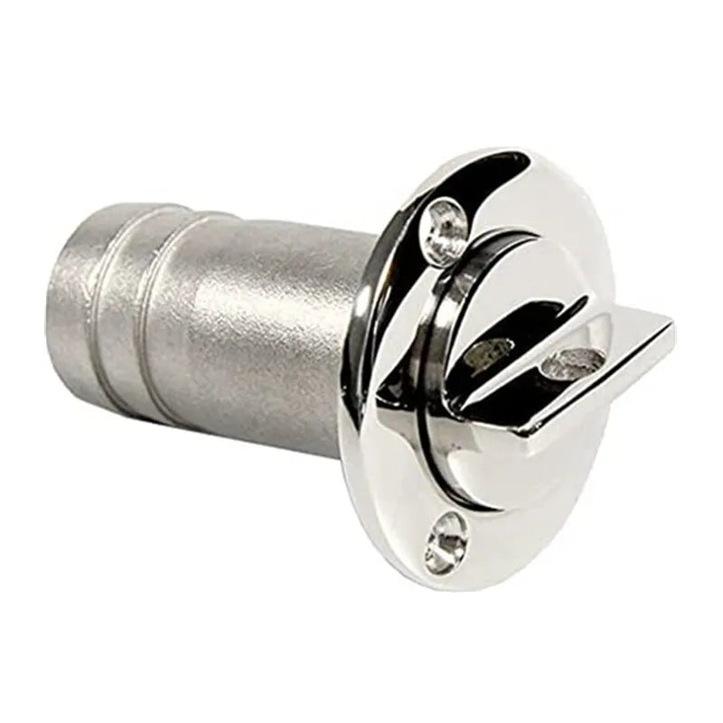 1" Boat Garboard Drain Plug Gas Fuel Deck Fill/Filler with Keyless Cap Boat Accessories