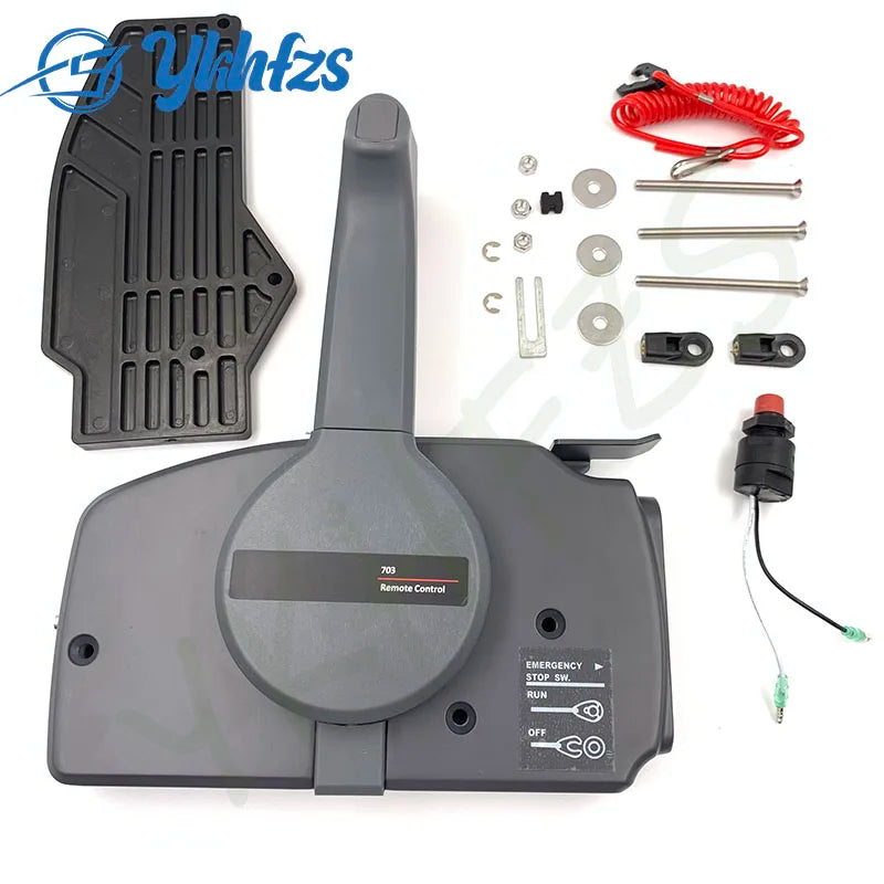 703 universal remote control box for YAMAHA  NEW outboard, pull throttle