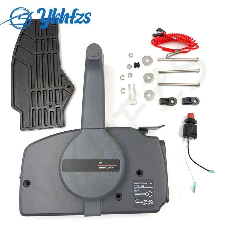 703 universal remote control box for YAMAHA  NEW outboard, pull throttle