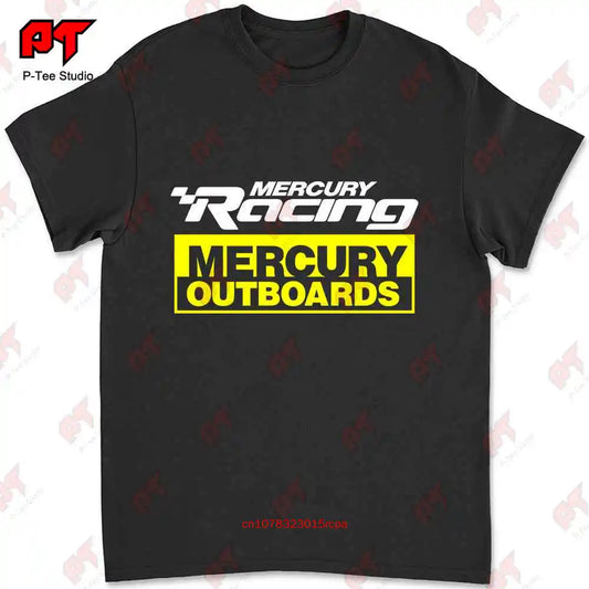 New Mercury Racing Outboards Logo Powersports T Shirt MO7W