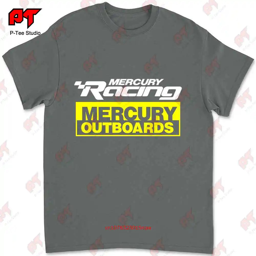New Mercury Racing Outboards Logo Powersports T Shirt MO7W