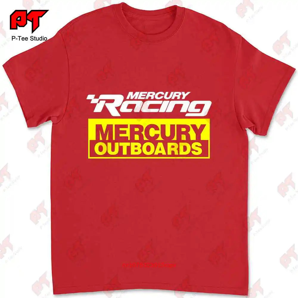 New Mercury Racing Outboards Logo Powersports T Shirt MO7W