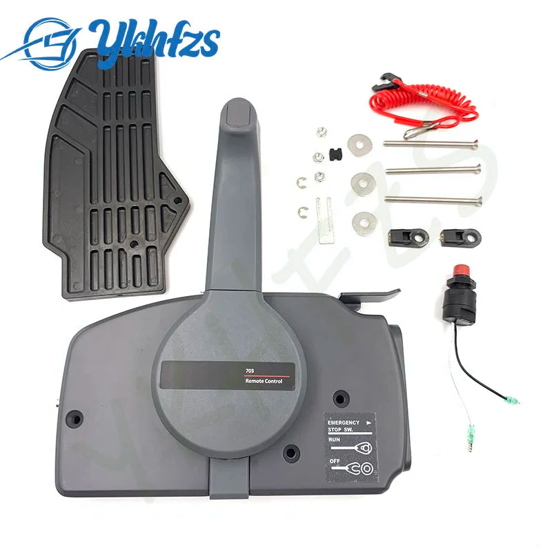 703 universal remote control box for YAMAHA  NEW outboard, pull throttle