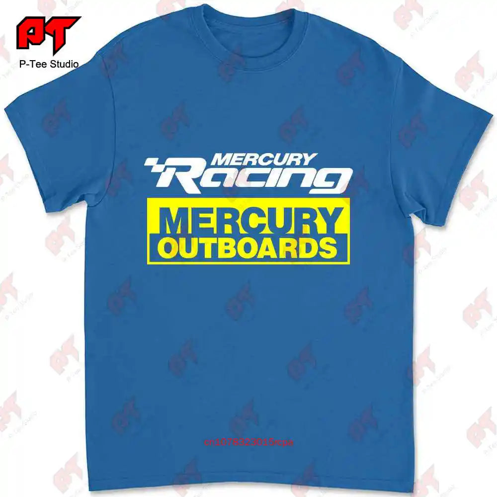 New Mercury Racing Outboards Logo Powersports T Shirt MO7W